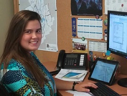 Photo of Juliana Pentikainen  at GIS station