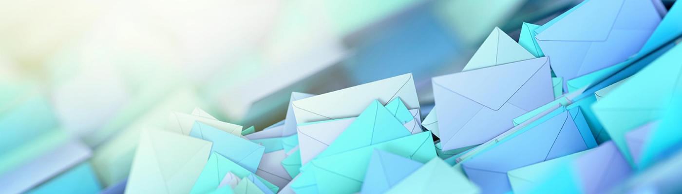 stylized photo of envelopes