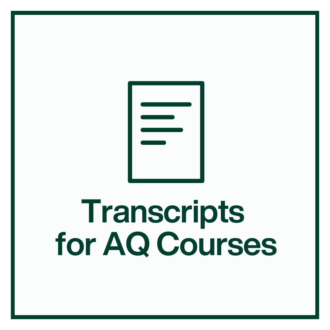 Transcripts FAQs