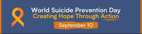 World Suicide Prevention Day September 10th 