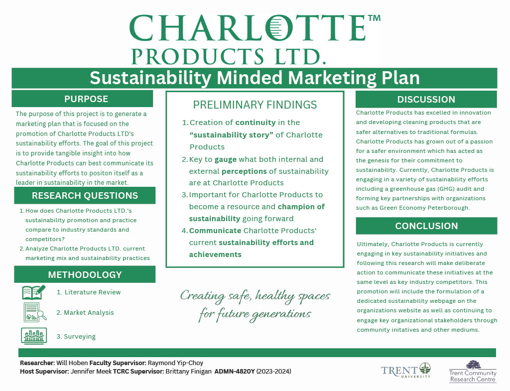 #6100: Development of a Sustainability Minded Marketing Plan