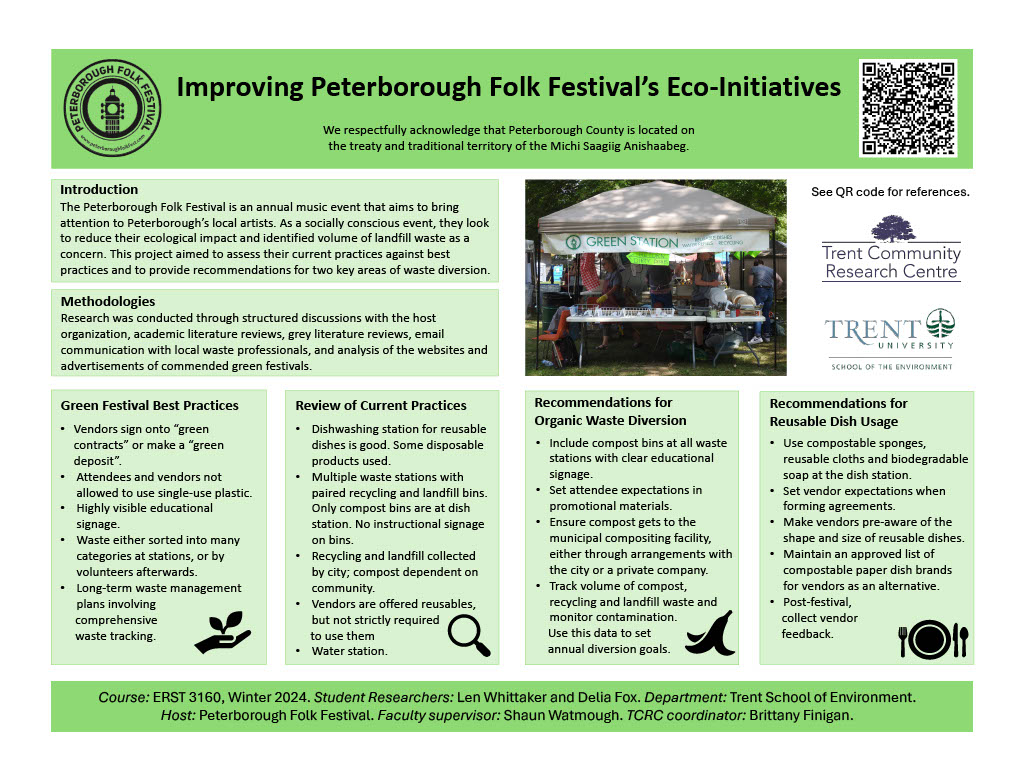 #6160: Waste Reduction Strategy for Peterborough Folk Festival