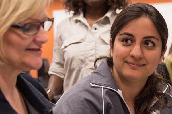 A student in an accessiblity appointment