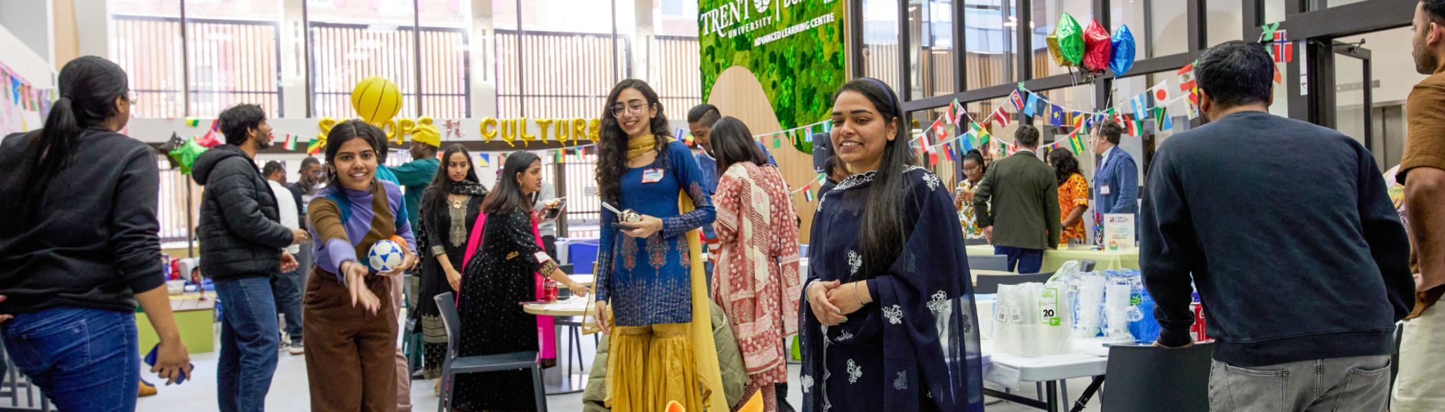 Students participating in an event at the Trent Durham ALC