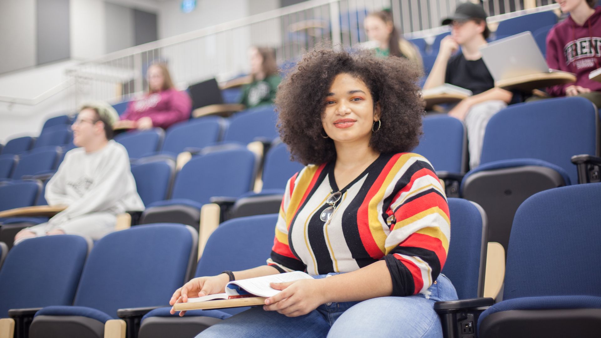 A Trent Durham student in the classroom