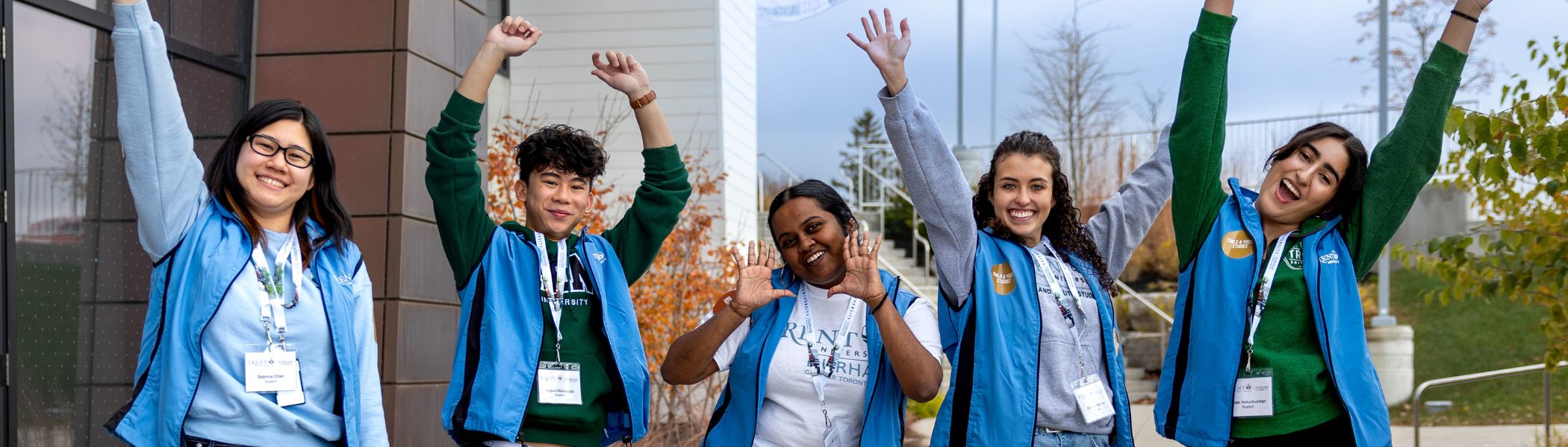 Students celebrating open house