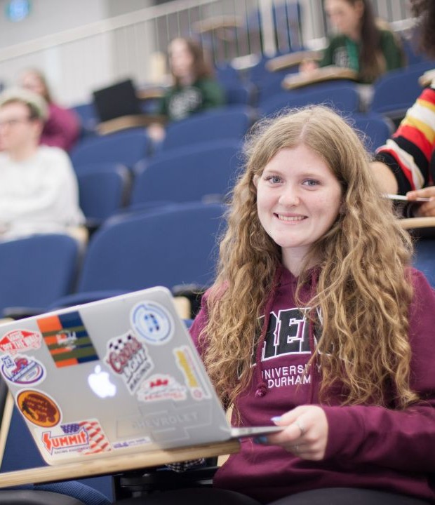 Student in Kirk Hall