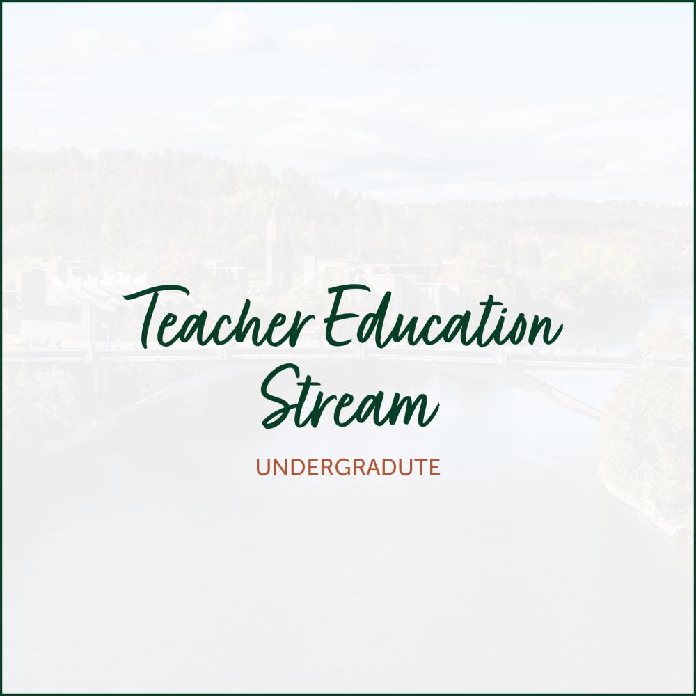 Teacher Education Stream - Undergraduate