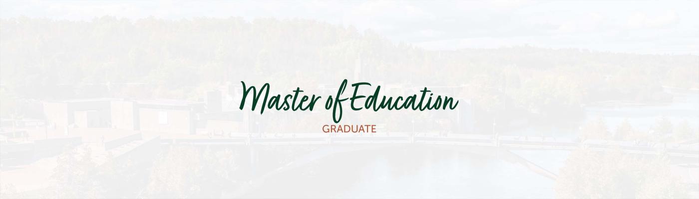 Master of Education Program