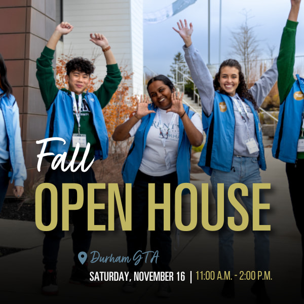 Fall Open House Durham GTA. Saturday, November 16, 11am to 2pm