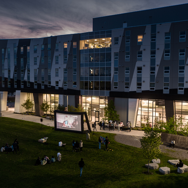 Durham campus aerial.