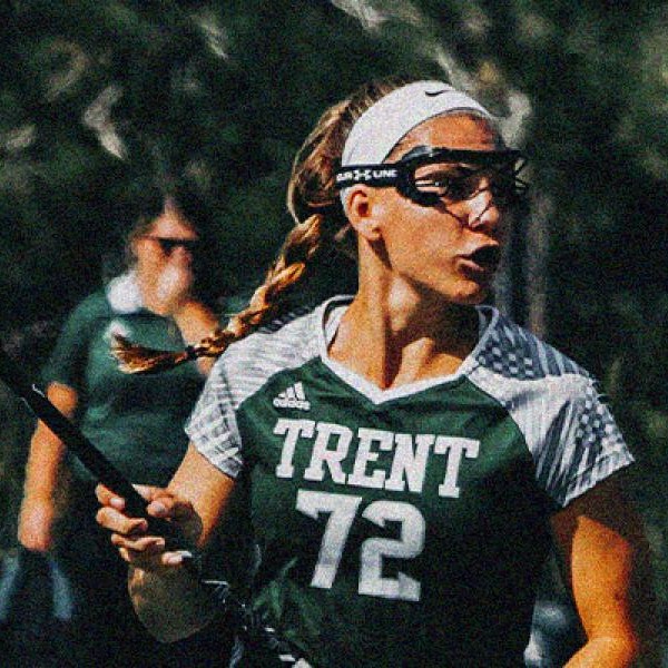 A women's lacrosse player