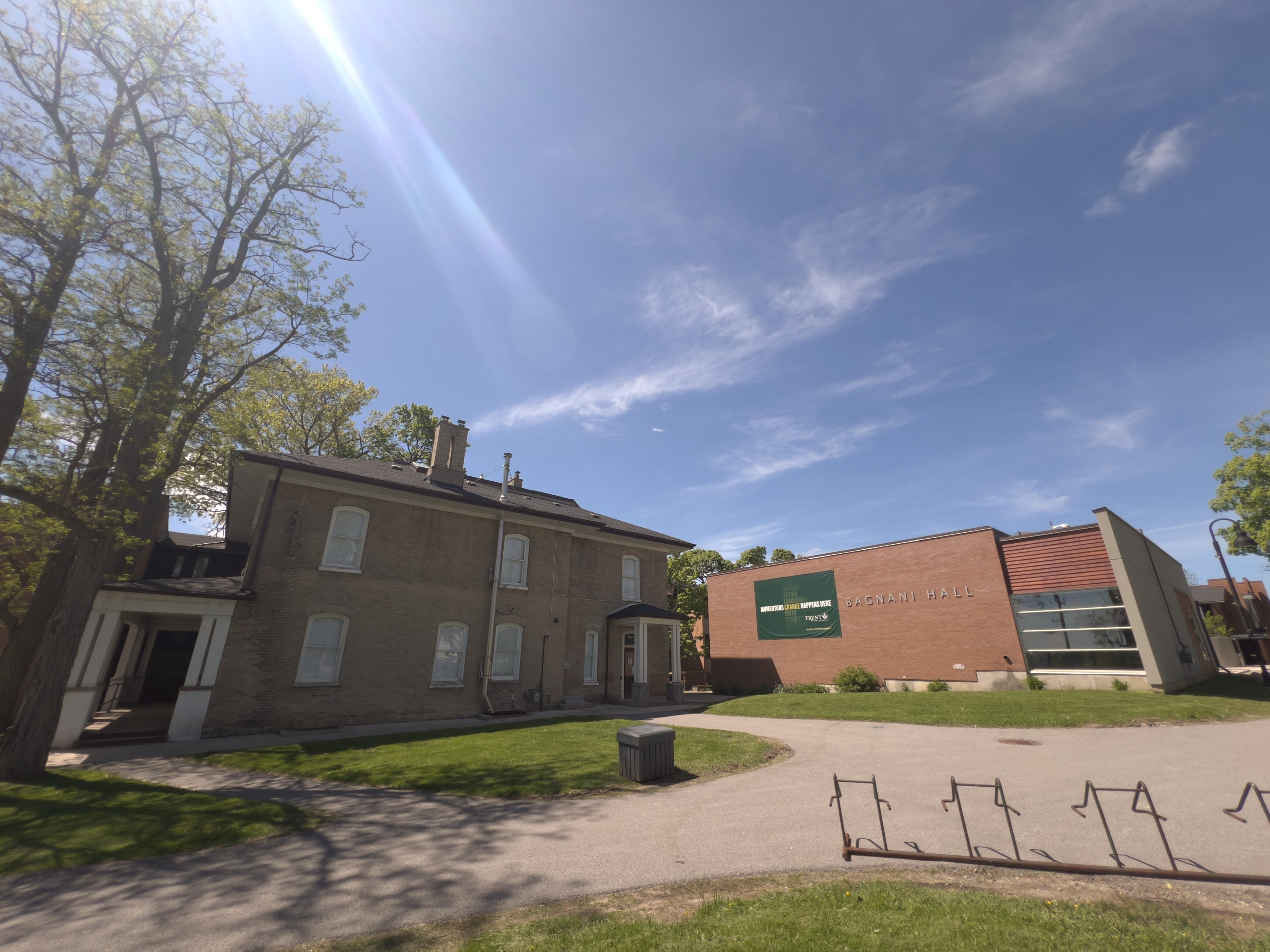 outside Bagnani Hall