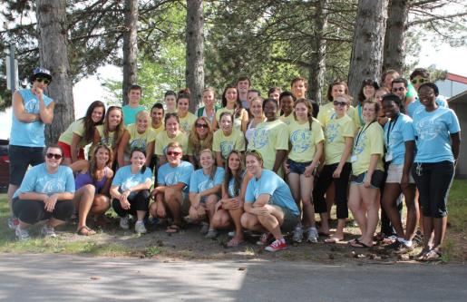 Trent University's volunteer staff for New Student Orientation and Bring It On!