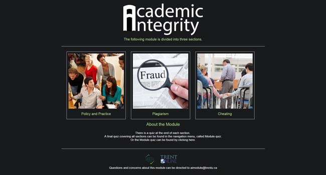 Academic Integrity module image