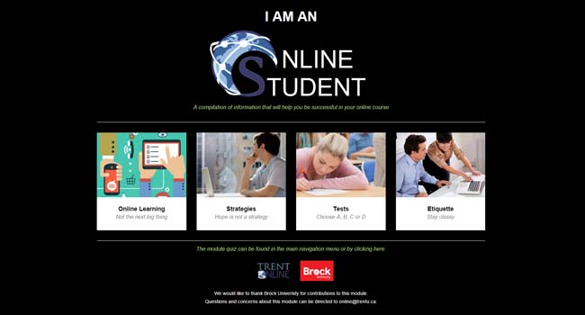 Online Student module image