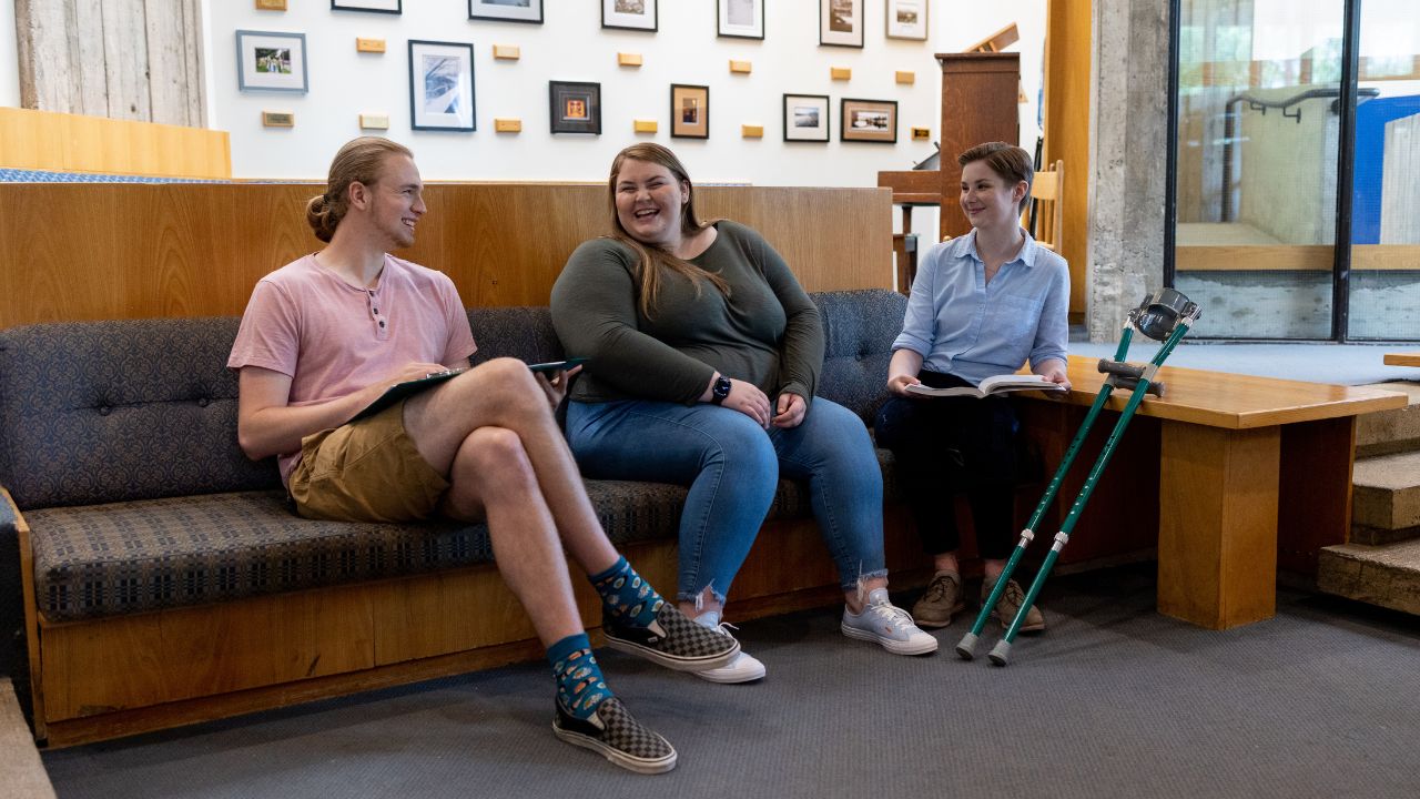 Students in a common room